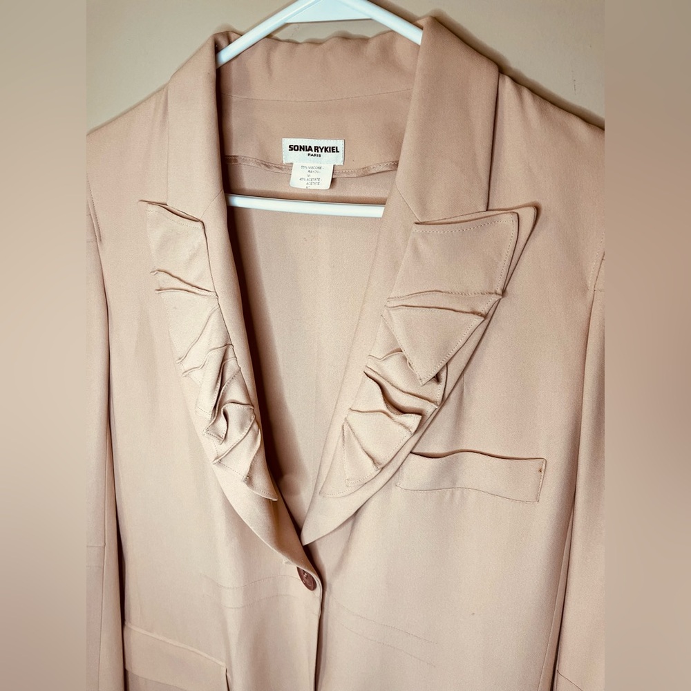 Sonia Rykiel Paris Vintage Lightweight Blazer Size Small - Picture 5 of 11
